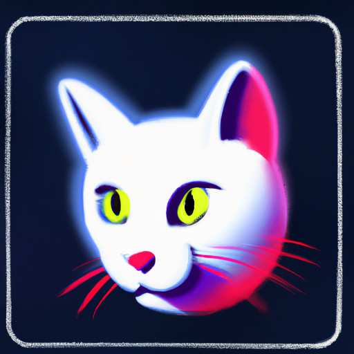 a white cat