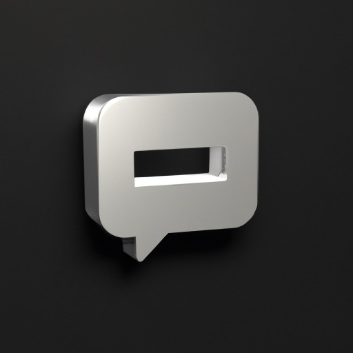 an comments icon feels simple and premium