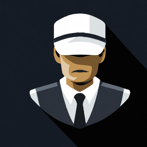 Private professional driver wearing a hat for a transportation website