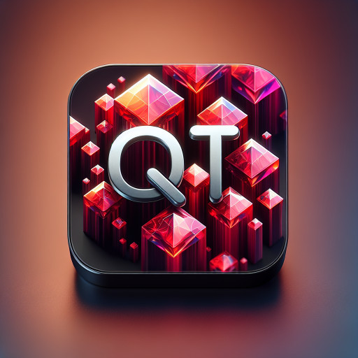 QT written on red diamonds