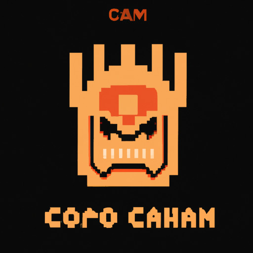 can you create a image icon for a software development team (doom team) based on the classic doom game