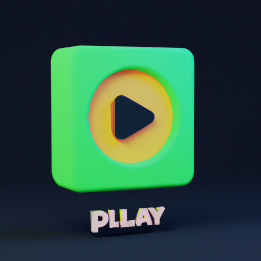 generate icon for an app named 'OnePlay' app allows user to merge spotify and youtube playback into one app