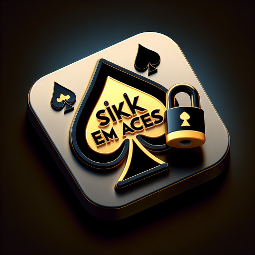 Name SIKK EM ACES on a spade and black lock