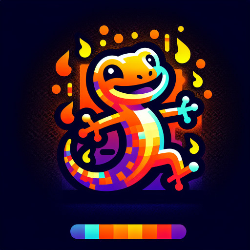 an happy gecko