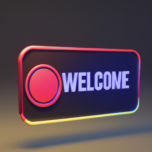 create a badge FOR WELCOME, new users