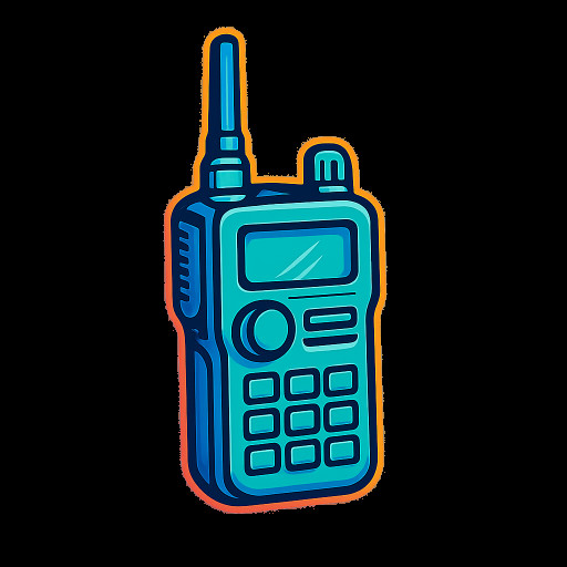 stwórz ikonkę przedmiotu krótkofalówki w stylu gta v
