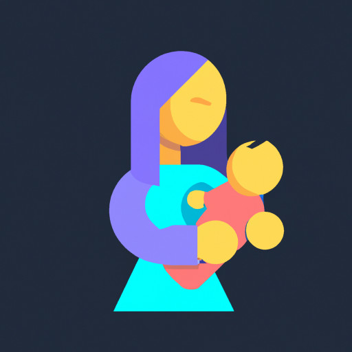 caring mom to a baby