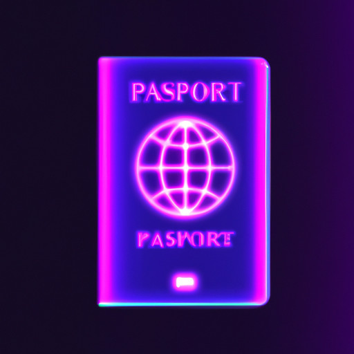 Digital futuristic passport