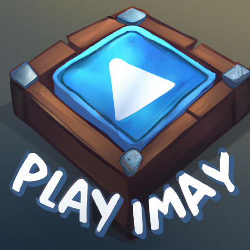 i want an i con for a "play" button on my roblox game, make it look smooth and chill please, this game is about vinland saga, i trust you my brother