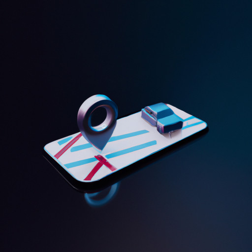 map, location pins, cars, car wash, app, clean, modern, vector, minimal, tech, shiny, blue, professional, navigation, mobile app icon