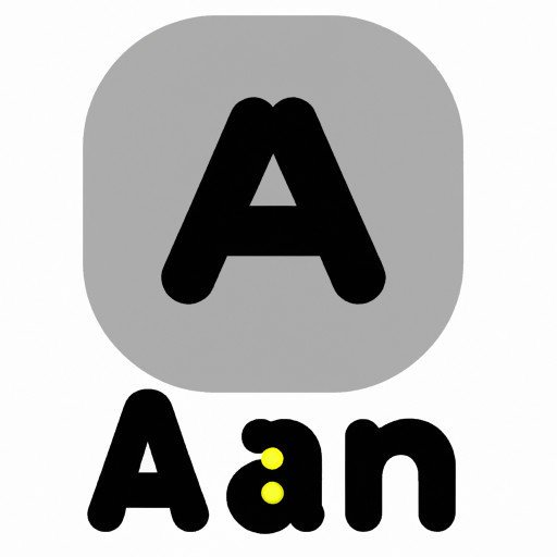 Minimalistic logo using word "Alan" with some things that resemble a marketplace/annoucment/posting online service