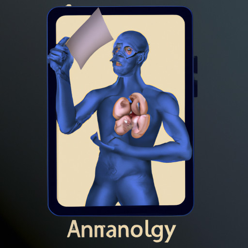 human anatomy learning and assessment app with AR