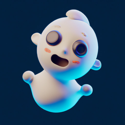 Design a floating mascot for baby ai  Goal A friendly, smart, playful floating mascot that represents “AI predicting a future baby” without depicting a real baby face.  