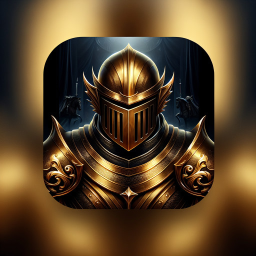an epic fantasy knight king
